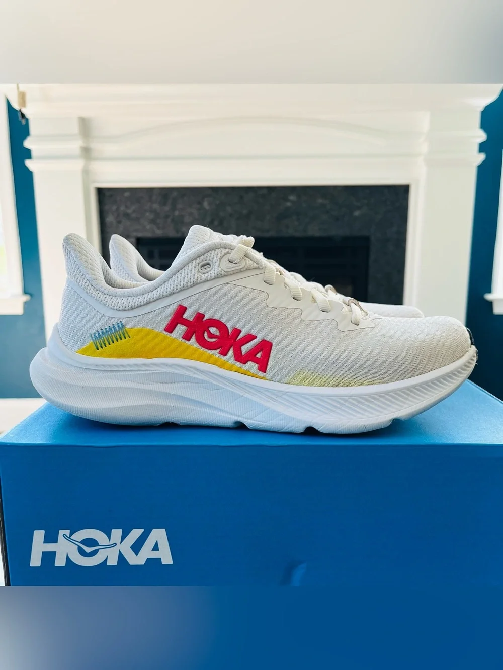 Sz 6.5 Hoka Solimar Women's Running Sneaker Shoes Grout/Cerise 1123075/GRTC